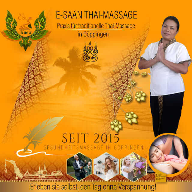 Logo mit Bild E-Saan Thai-Massage